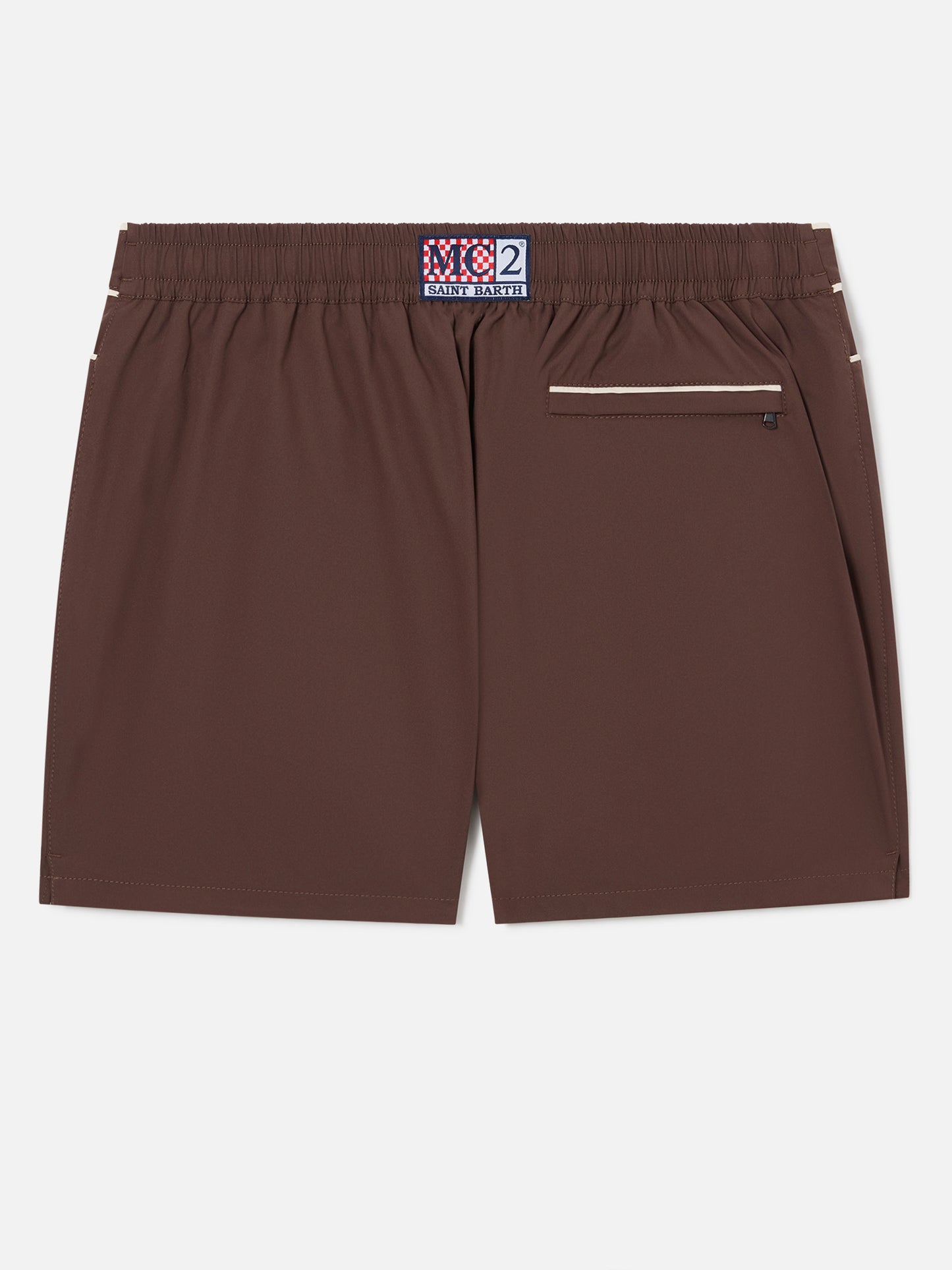 Short de bain Master Piping marron 