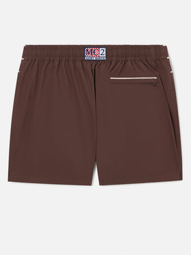 Short de bain Master Piping marron 