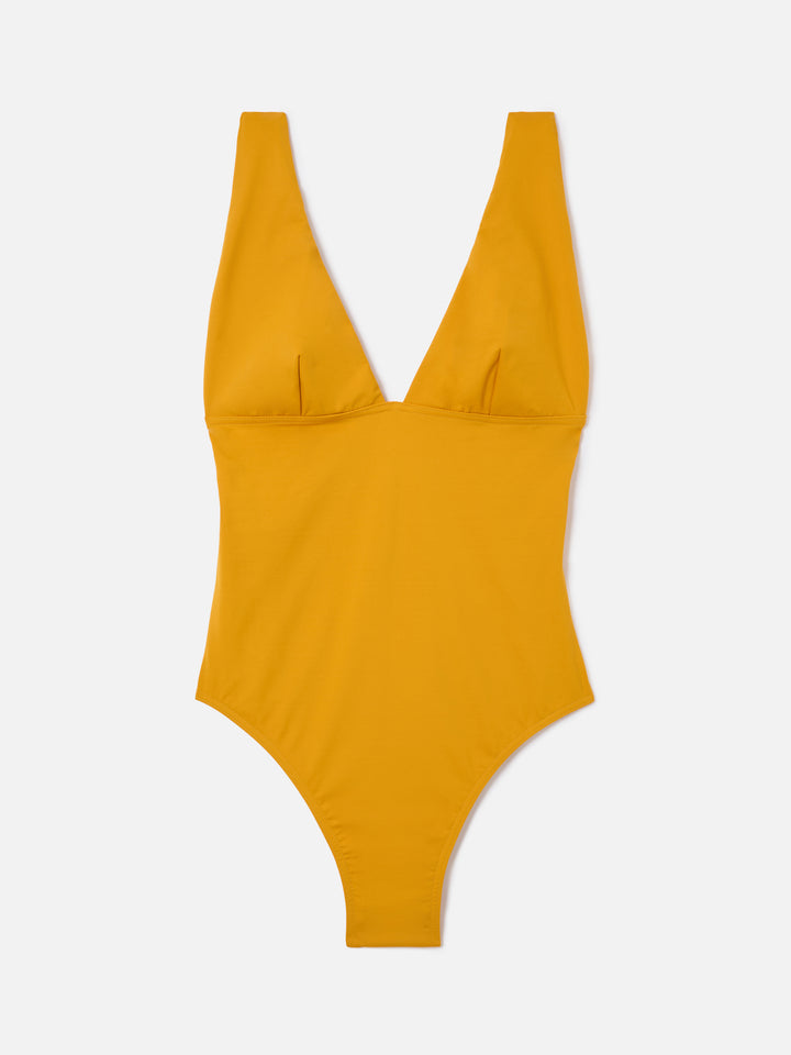 Costume intero Mavi ocra con scollatura profonda