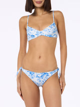 Bikini da donna a bralette con scollo floreale May Yali