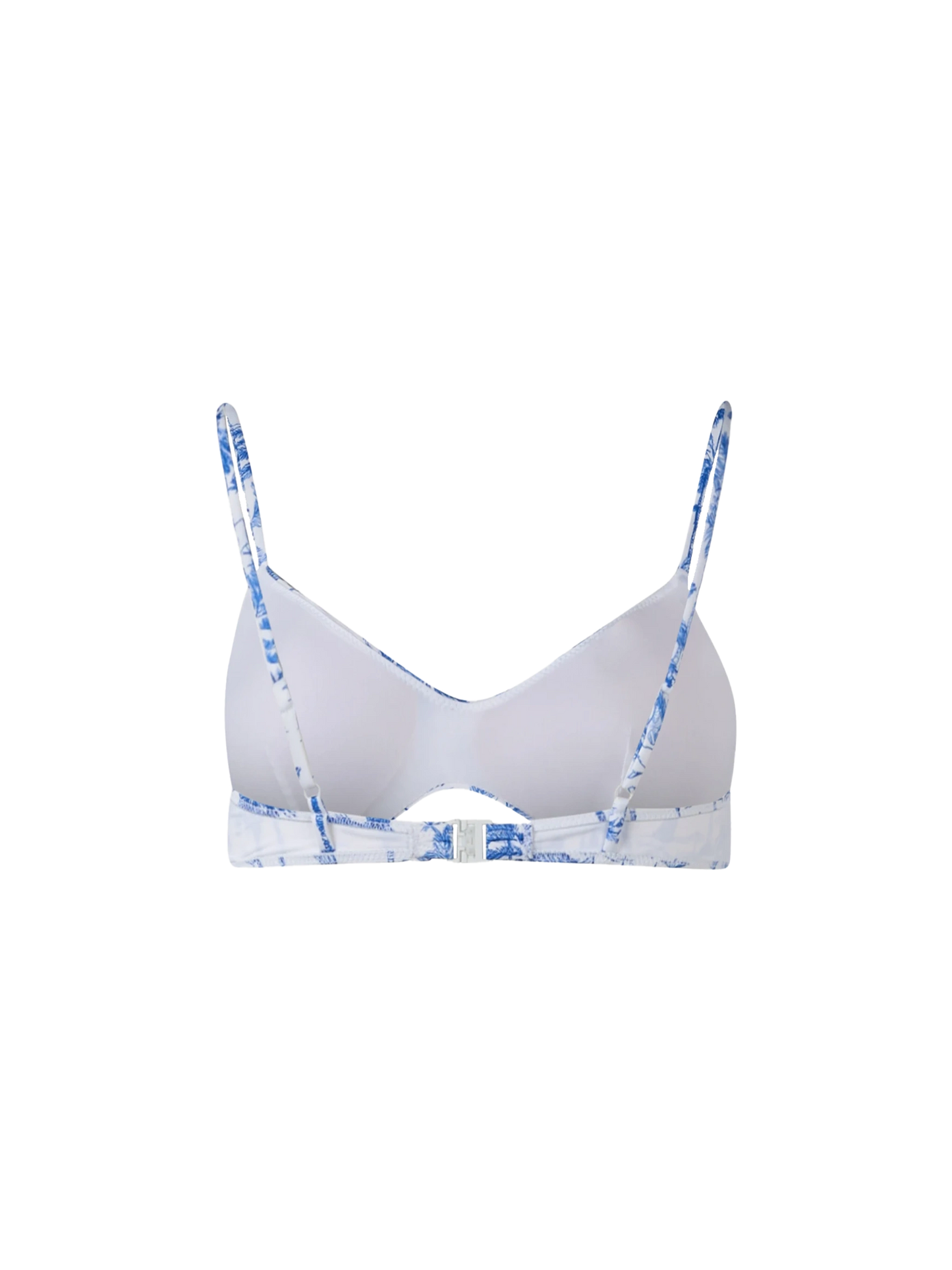 Top da spiaggia bralette scoop Toile de Jouy da donna May