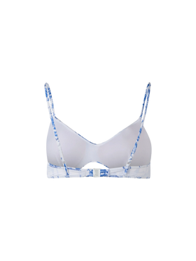 Top da spiaggia bralette scoop Toile de Jouy da donna May