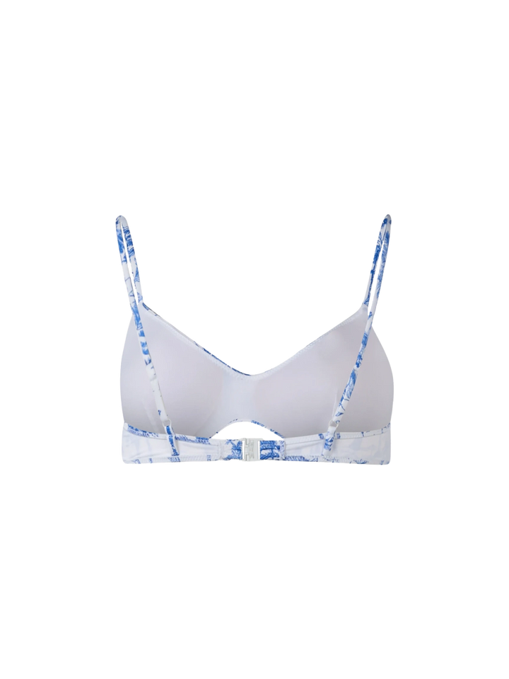 Top da spiaggia bralette scoop Toile de Jouy da donna May