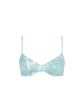 Woman paisley scoop bralette beach top May