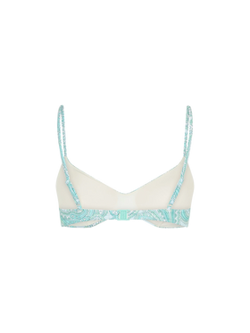 Woman paisley scoop bralette beach top May