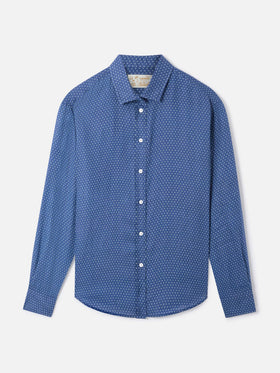Camisa Meredith de lino con lunares y bordado Saint Barth 