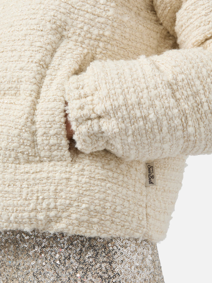 Maddy Tweed Steppjacke aus Lurex-Tweed