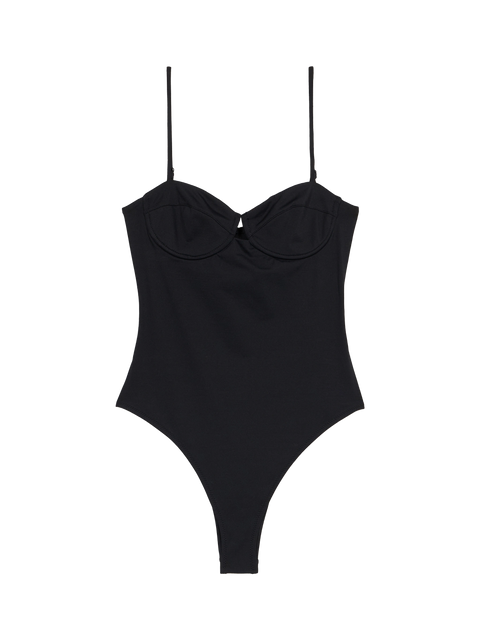 Medea black underwired one-piece swimsuit - MC2 Saint Barth