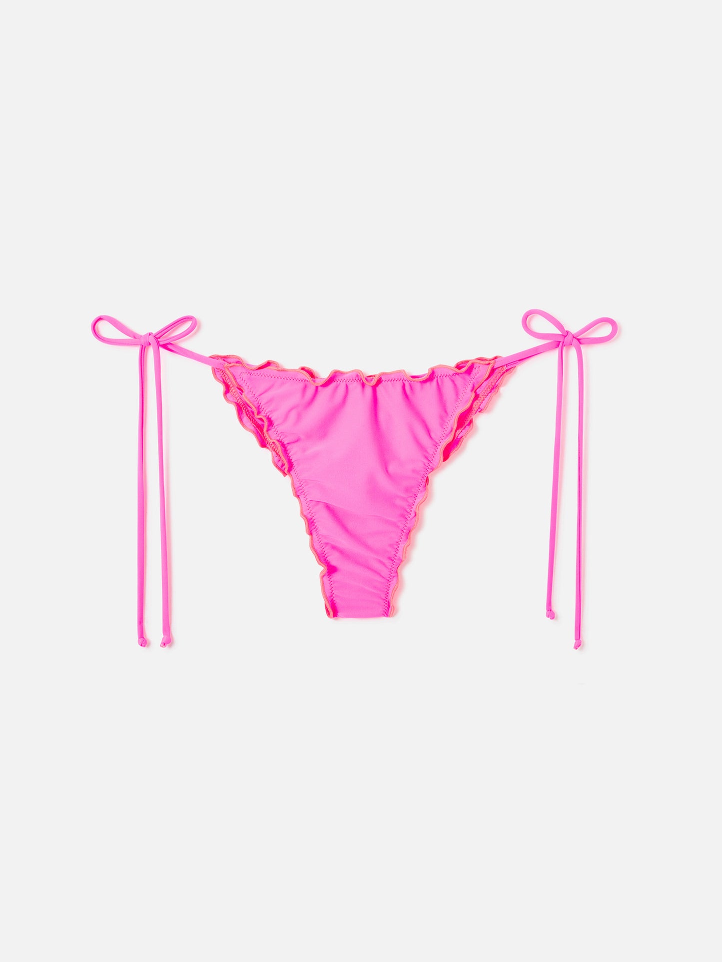 Slip de bain cheeky Miami rose fluo 