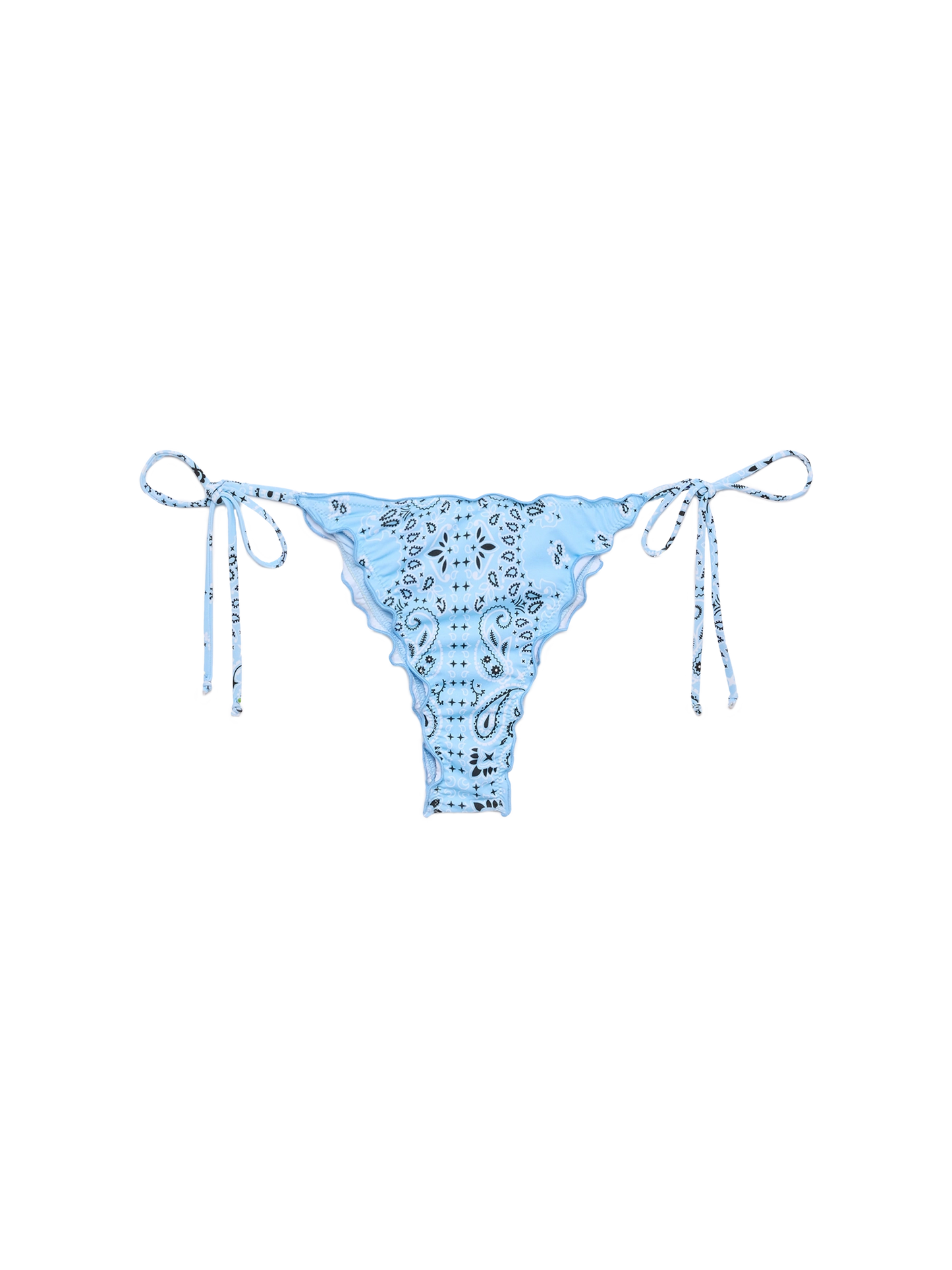Miami cheeky swim briefs with bandanna print