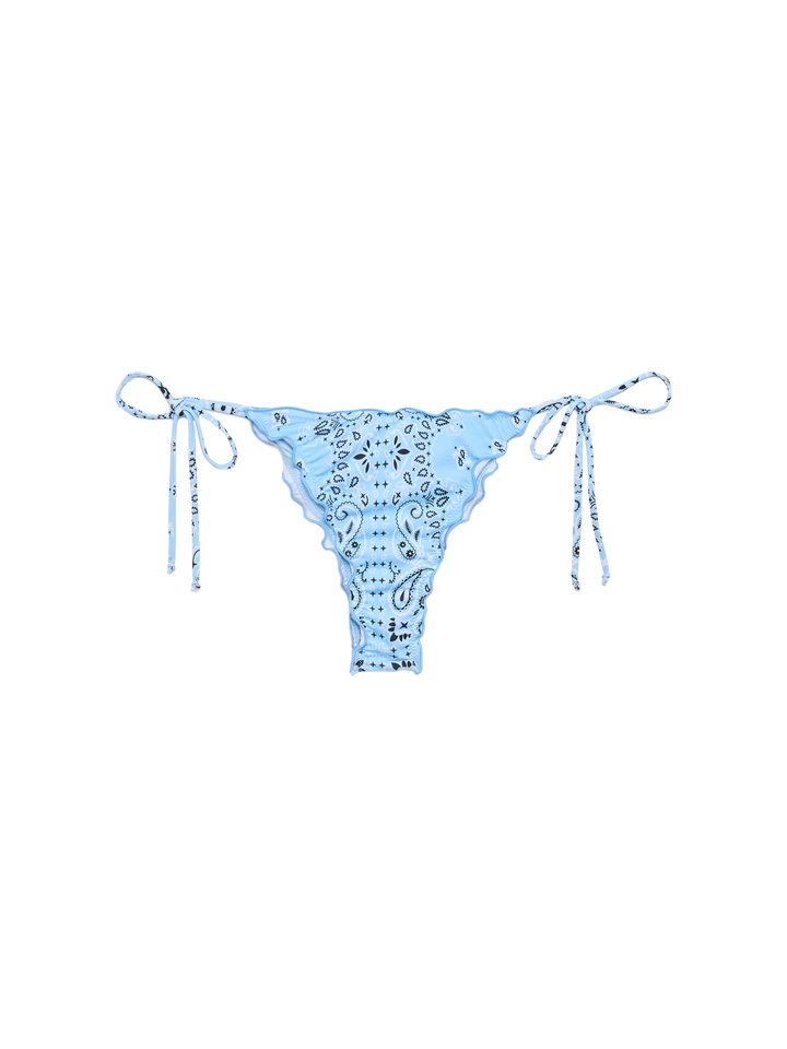 Classic triangle bikini Sagittarius Miami with bandanna print