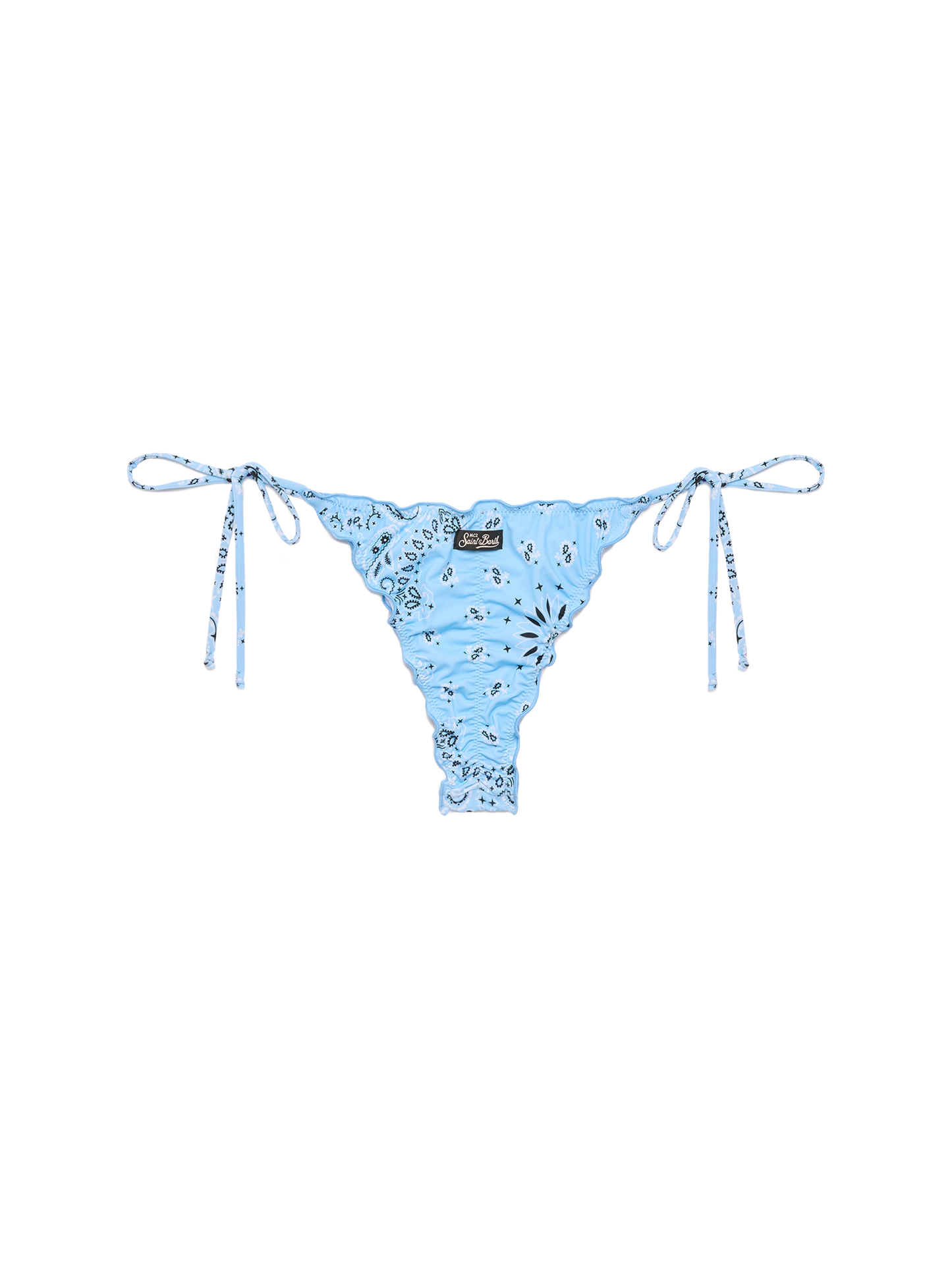 Miami cheeky swim briefs with bandanna print