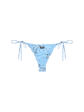 Miami cheeky swim briefs with bandanna print