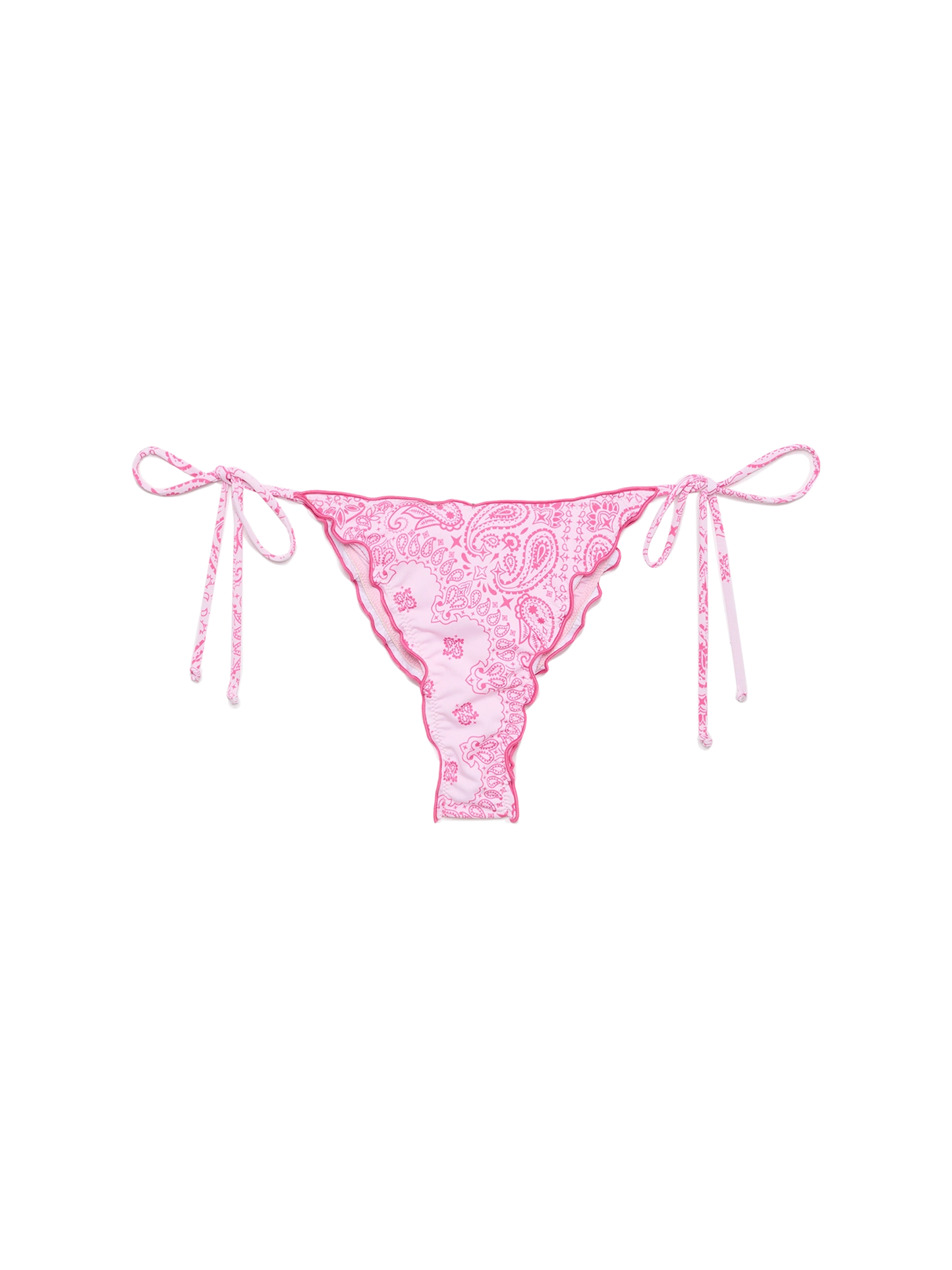 Miami cheeky swim briefs with bandanna print