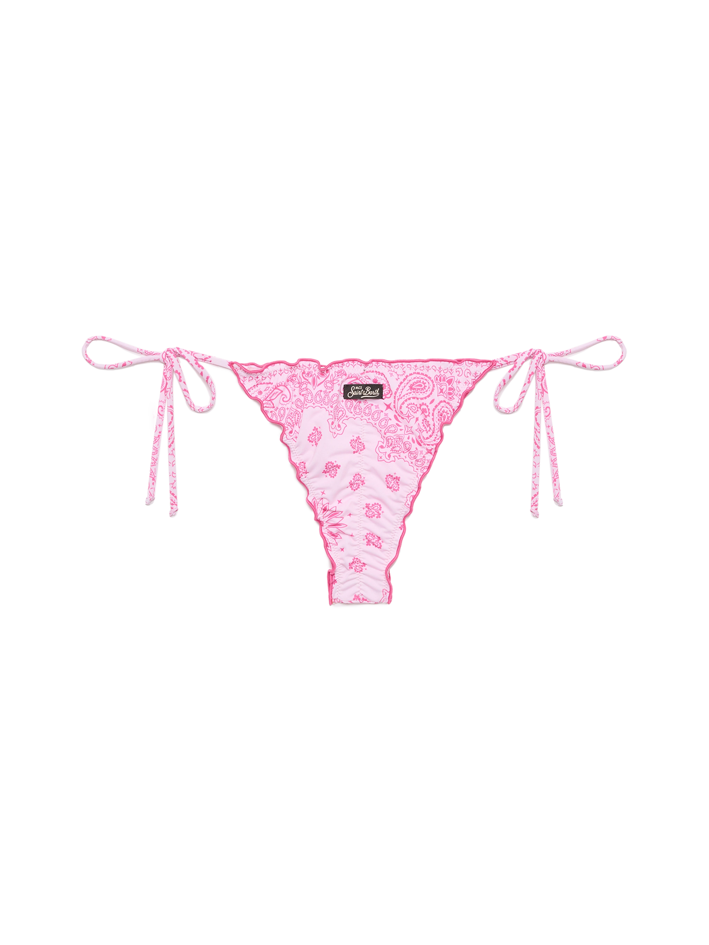 Miami cheeky swim briefs with bandanna print