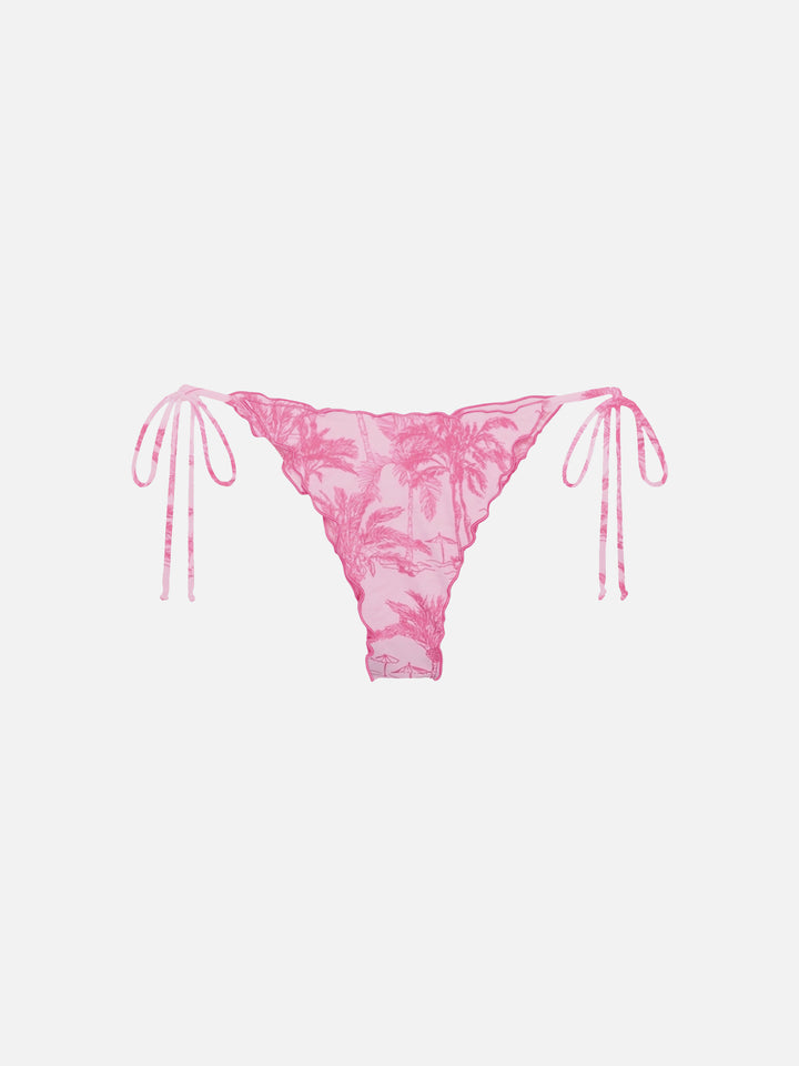 Miami Cheeky Badeslip mit Toile de Jouy-Print