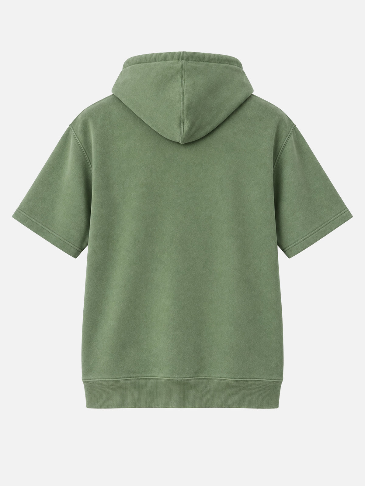 Mike Hoodie mit kurzen Ärmeln in Grün 