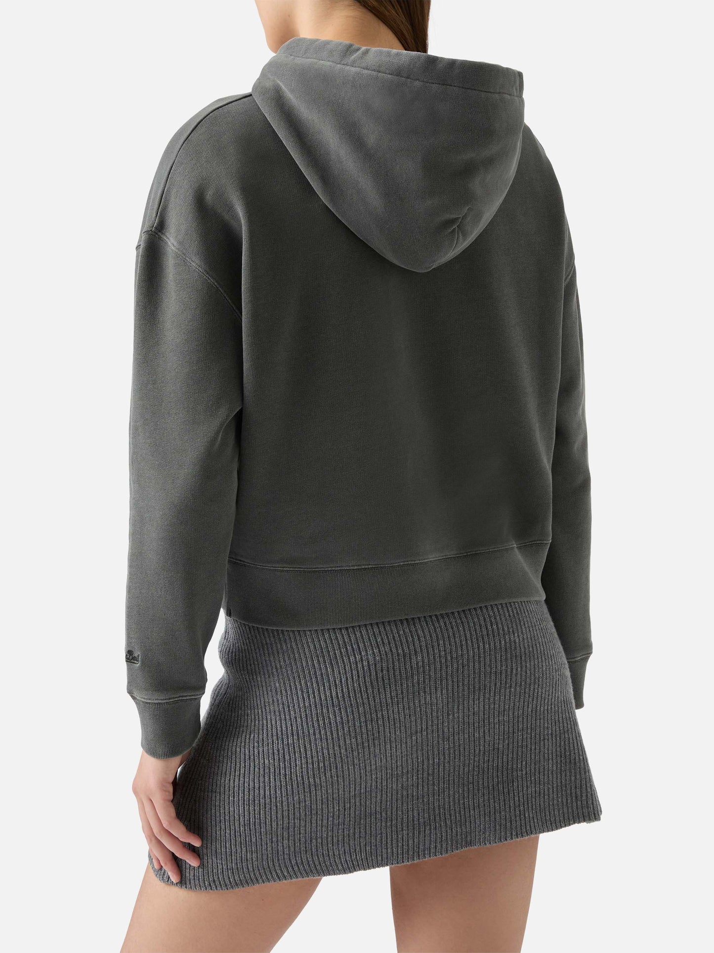 Mindy cotton hoodie with Party Animal embroidery