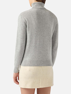 Dolcevita Moody grigio melange in MISTO CASHMERE