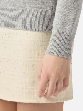 Dolcevita Moody grigio melange in MISTO CASHMERE