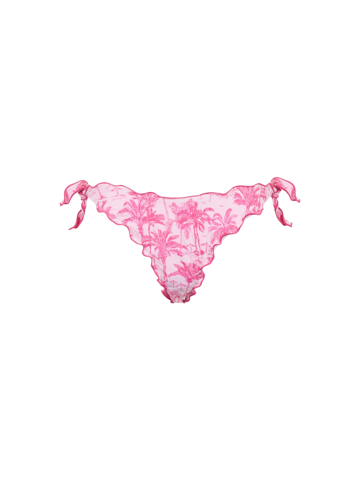 Klassischer Damen-Triangel-Bikini „Toile de Jouy“ Sagittarius Moon