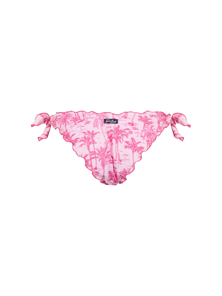 Slip da bagno classico per donna in Toile de Jouy Moon