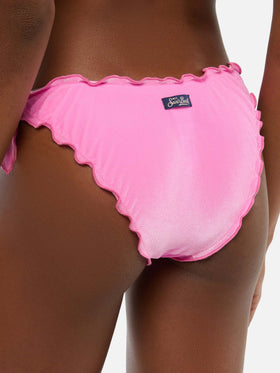 Moon pink velvet classic swim briefs