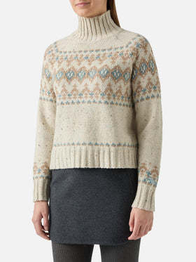 Myra donegal Fair Isle turtleneck