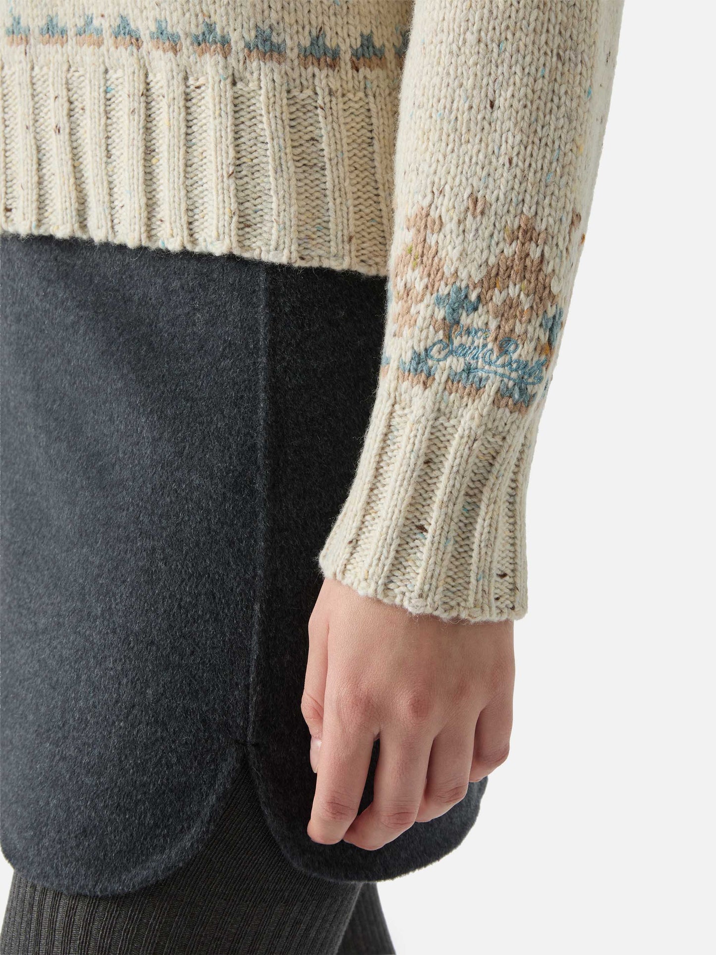 Myra donegal Fair Isle turtleneck