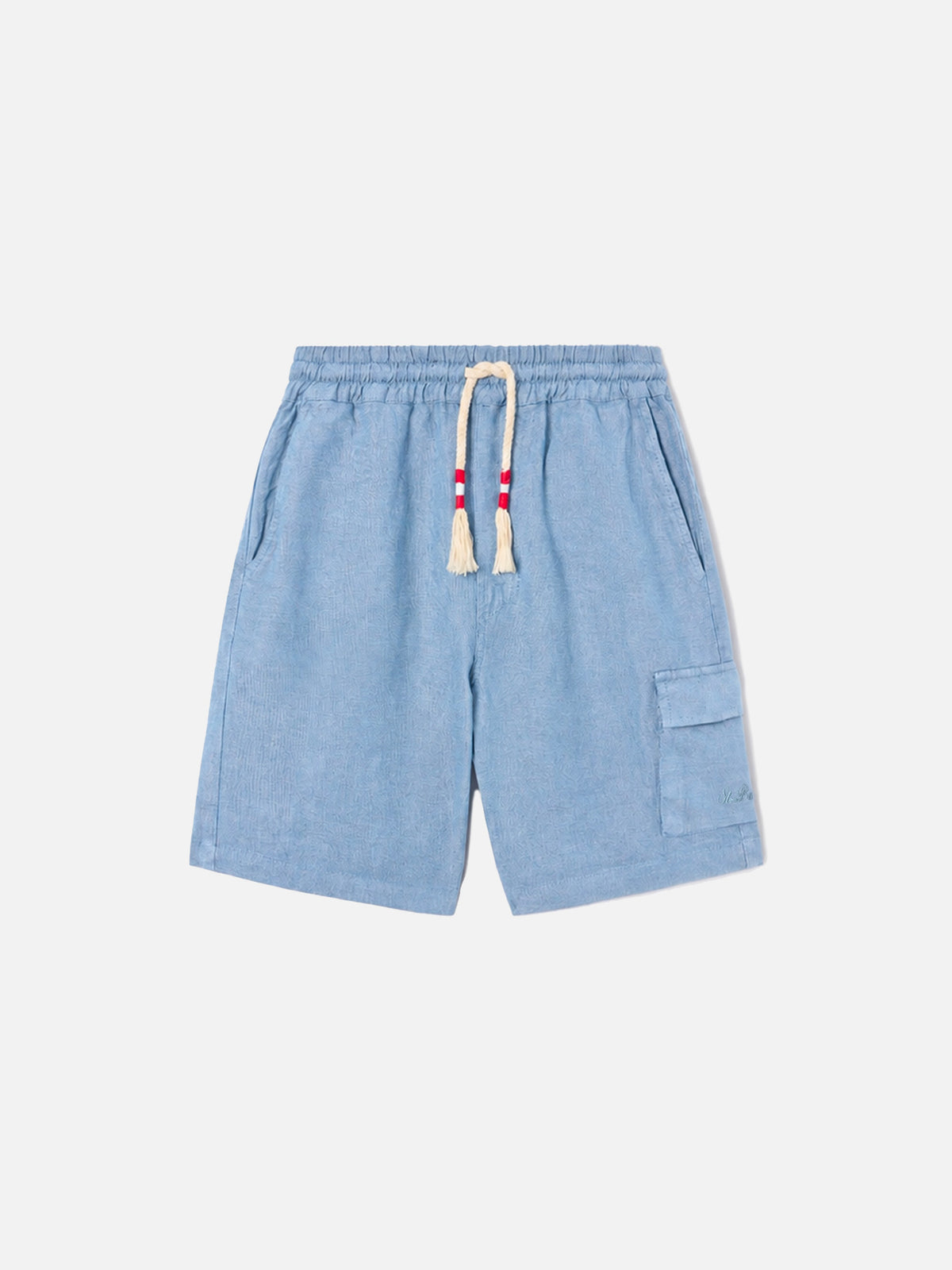 Bermuda shorts Marseille Jr in light denim chambray