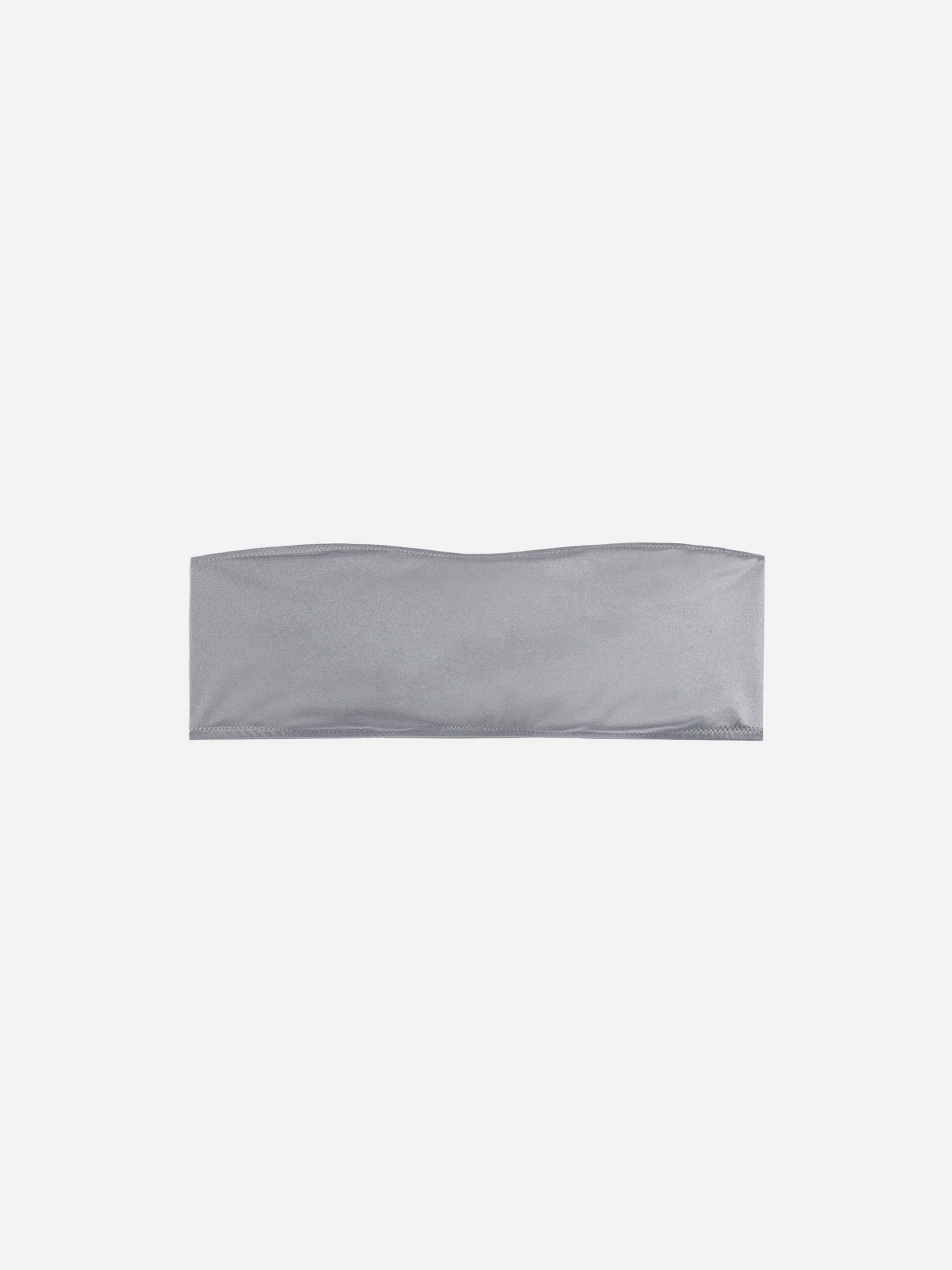 Rebby shimmer grey bandeau top - MC2 Saint Barth