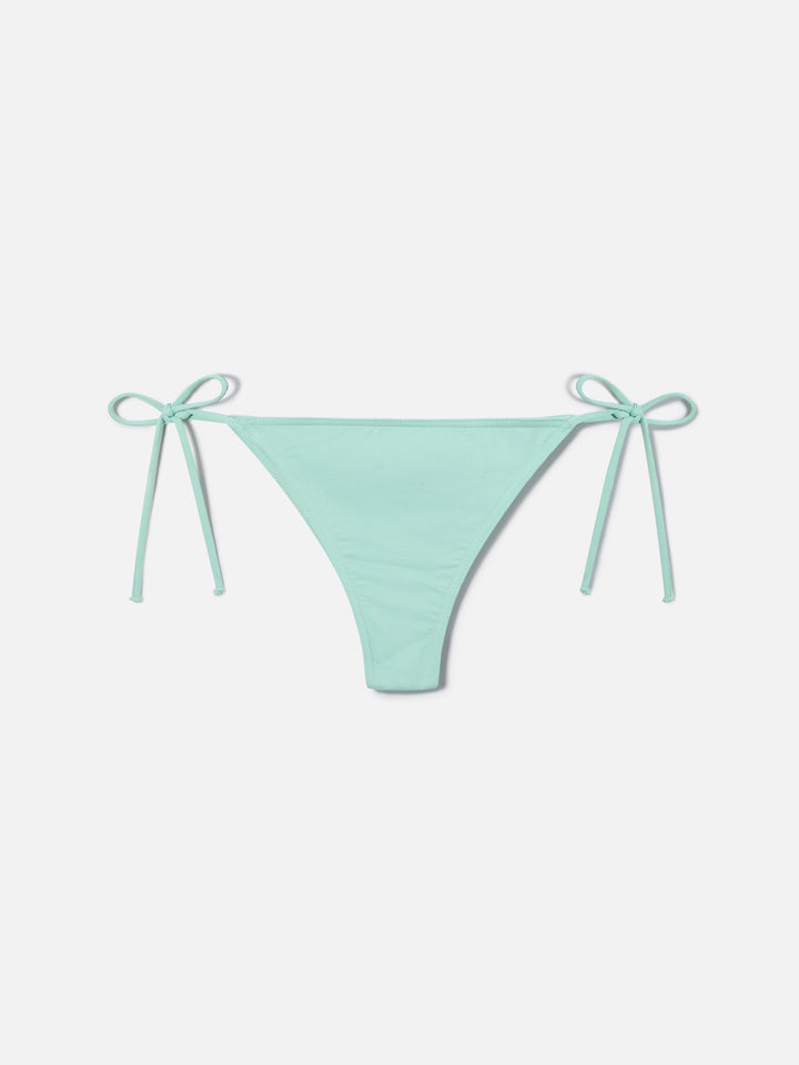 Paloma Marielle sage green bralette bikini with ties