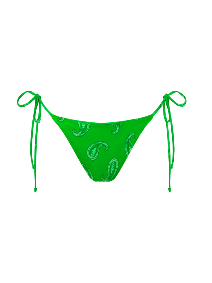 Bikini da donna a bralette con stampa paisley
