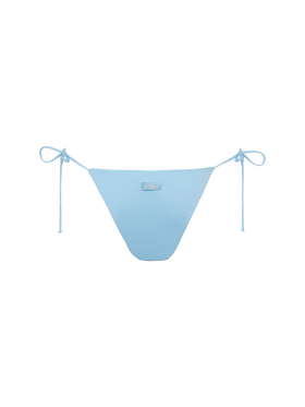 Marielle light blue classic swim briefs with striped rhinestone embellishment - MC2 Saint Barth