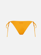 Woman ochre yellow classic swim briefs Marielle