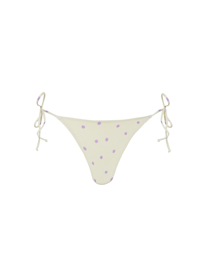 Bikini a bralette Sadie Marielle con stampa a pois