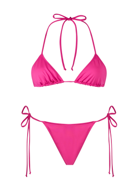 Pinkfarbener Triangel-Bikini für Damen Leah Marielle