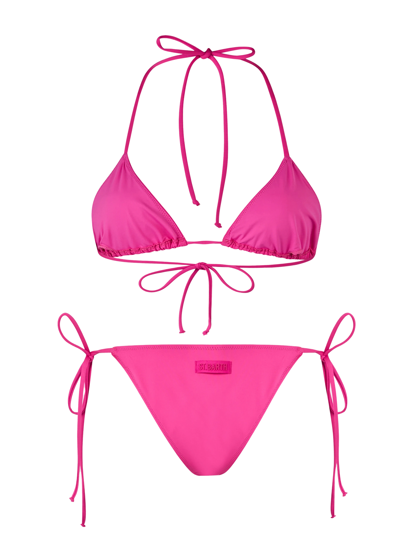 Pinkfarbener Triangel-Bikini für Damen Leah Marielle