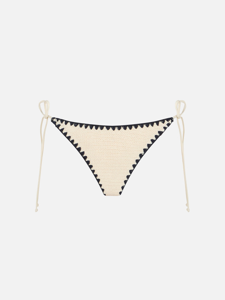 Woman crochet triangle bikini Leah Marielle