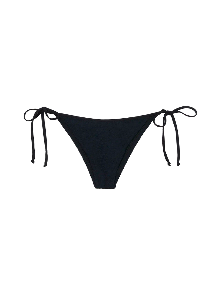 Marielle slip mare classico in crinkle color nero