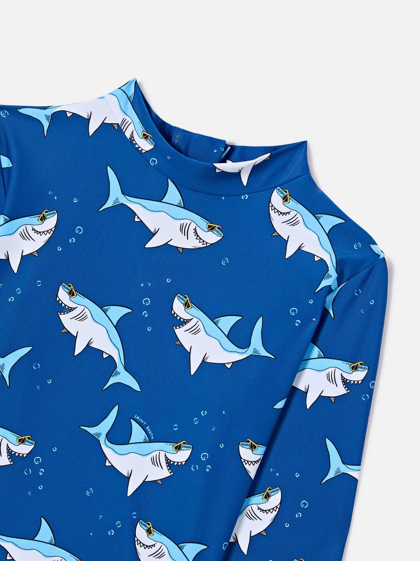 Moorish anti-UV t-shirt with shark print