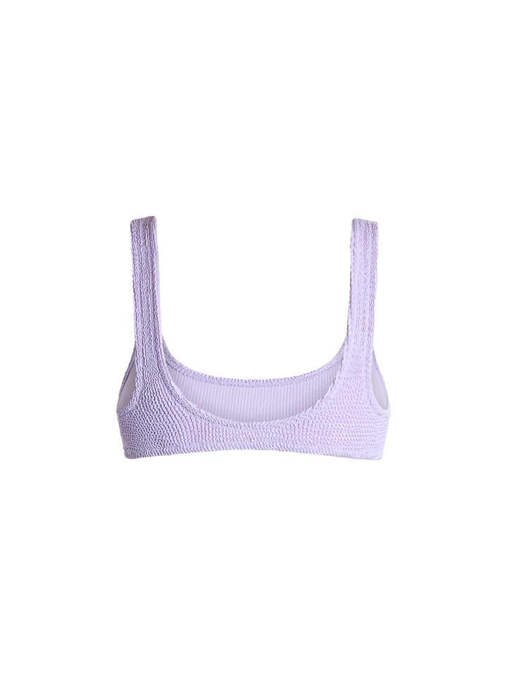 Bralette da donna lilla classica crinkle Naima