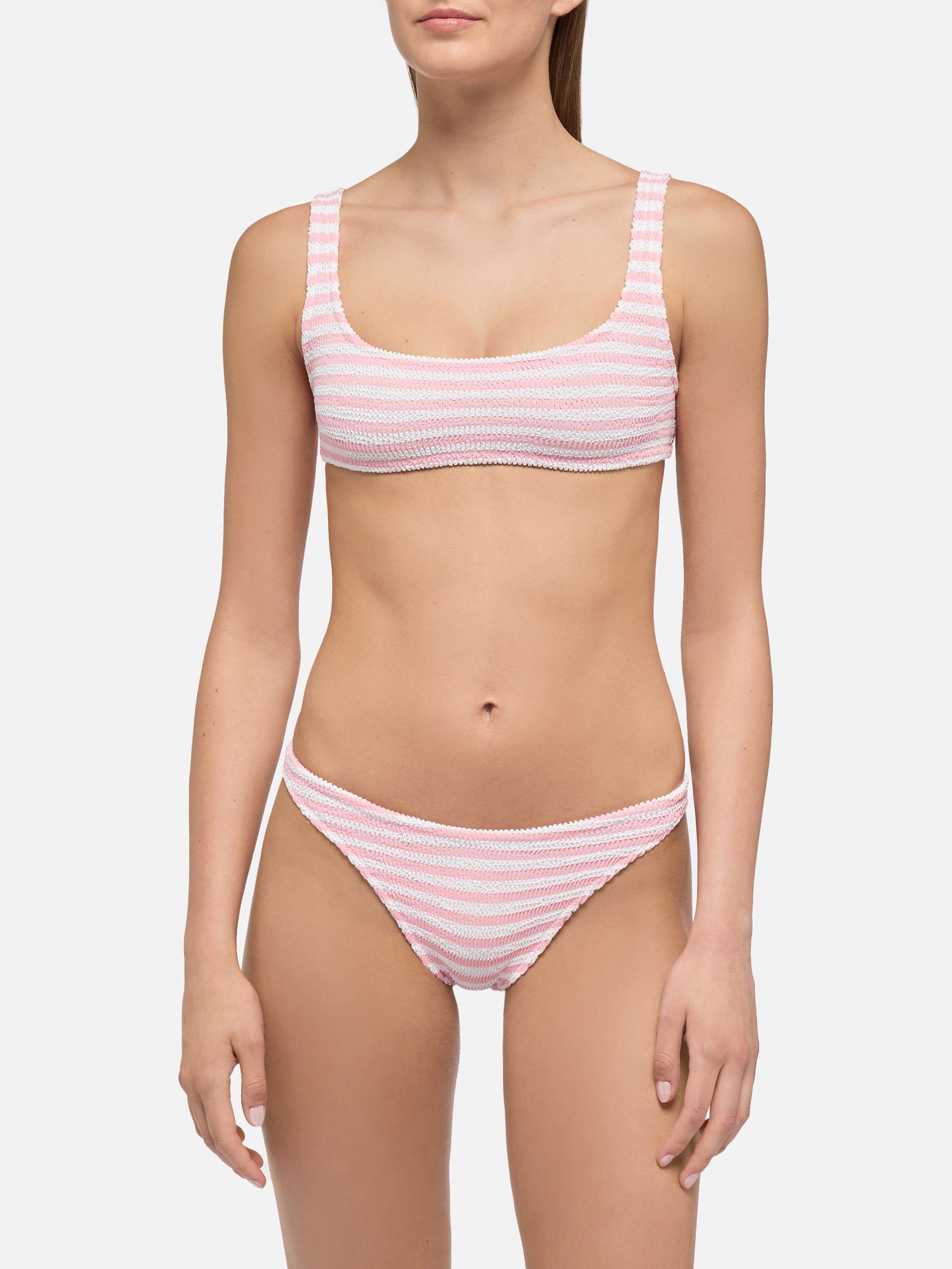 Crinkle classic bralette bikini Naima Naomi with striped print
