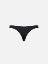 Woman black cheeky swim briefs Naomi