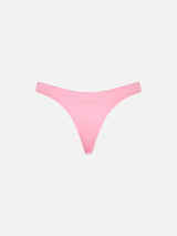 Woman pink cheeky swim briefs Naomi