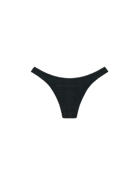 Naomi slip mare cheeky in crinkle lurex color nero