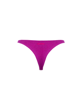 Slip mare donna fucsia lurex crinkle sbarazzino Naomi