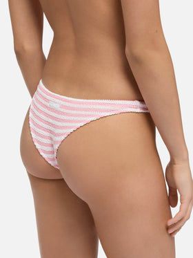 Crinkle classic bralette bikini Naima Naomi with striped print