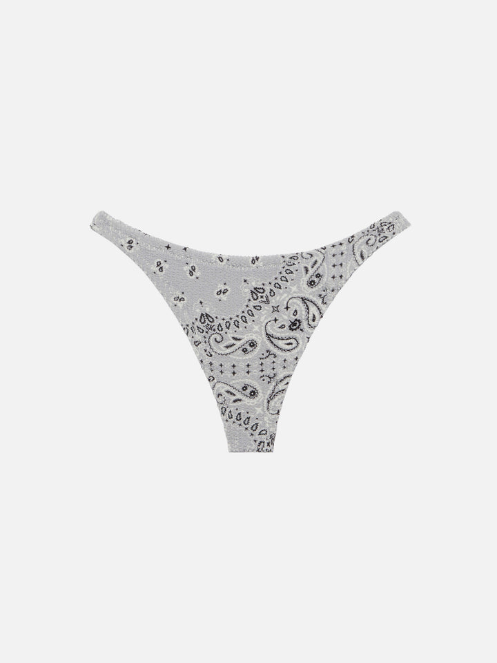 Naomi freche Badehose mit Bandanna-Print - Naima Crinkle klassisches Bralette-Top mit Bandanna-Print