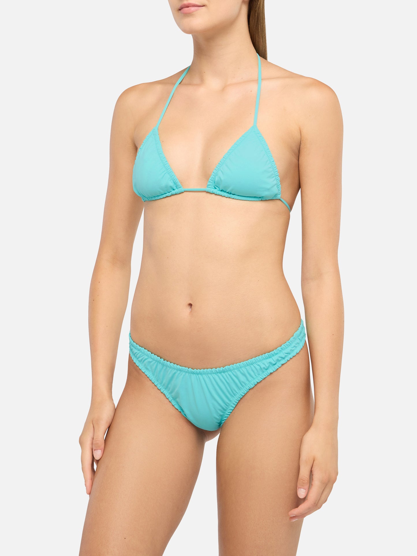 Nalu wassergrüne frechste Badehose - Nilly wassergrünes klassisches Triangel-Top